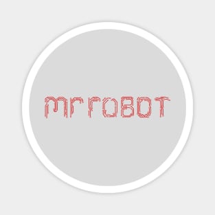 Mr Robot Circuit (Red) Magnet